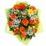 Bright Rose and Freesia Hand Tied Floral BouquetAlternative Image4
