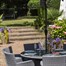 Glencrest Chatsworth Grey 6 Seat Round Outdoor Garden Furniture Dining SetAlternative Image1