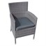 Glencrest Chatsworth Grey Bistro Outdoor Garden Furniture SetAlternative Image1