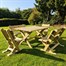 Churnet Valley Ashcome 2 Seat and 2 Bench Outdoor Dining Set (AT101) DIRECT DISPATCHAlternative Image2