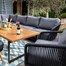 Hartman Eden Rectangular Casual Corner Outdoor Garden Furniture Set in RavenAlternative Image1