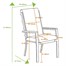 Hartman Singapore 8 Seat Rectangular Outdoor Garden Furniture Dining SetAlternative Image4