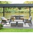 Leisuregrow Seville Lounge Outdoor Garden Furniture Dining Set (SVL/SET1)Alternative Image1