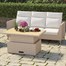 Lifestyle Garden Bermuda Beige Lounge Outdoor Garden Furniture SetAlternative Image2