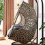 Supremo Triple Hanging Outdoor Garden Furniture Egg Chair - Black/Flint (Grey) (C50.045.11.15.0)Alternative Image4