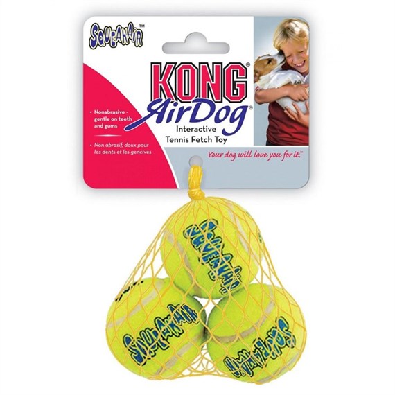 Kong AirDog Extra Small Squeakair Tennis Balls (3 pack) (AST5)
