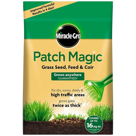 Miracle-gro Patch Magic Lawn Grass Seed - 3.6kg (119403)