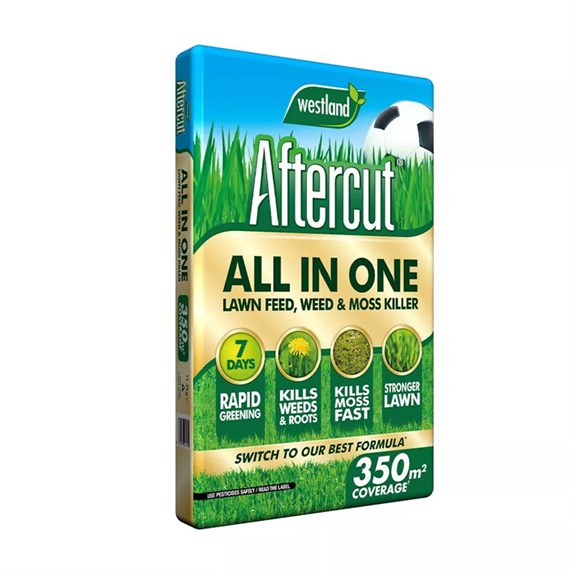 Westland Aftercut All In One Lawn Feed, Weed & Moss Killer 350 sq.m (20400586)