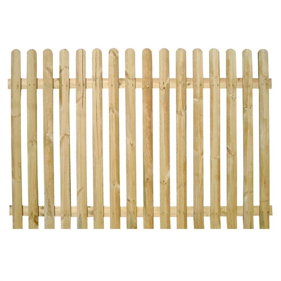 Zest 4 Leisure Rounded Top Picket Pale Fencing 1.83m x 0.90m Zest (00567)