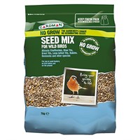 Gardman No Grow Seed Mix 1kg Wild Bird Food (A06560)