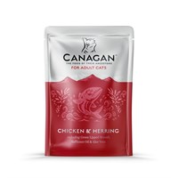 Canagan Adult Cat Chicken and Herring Wet Food Sachets 85G