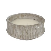 Diamond Concrete Citronella Candle Pot - Medium (50675)