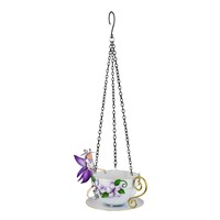 Fountasia Fairy Hanging Teacup Bird Feeder - Lily (390110)