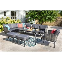 Hartman Aspen Rectangular Corner Outdoor Garden Furniture Set