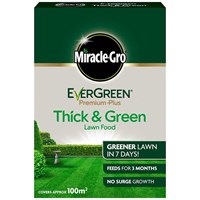 Miracle-Gro Evergreen Premium Plus Thick & Green Lawn Food 100m (119678)