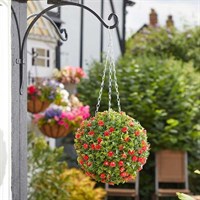 Smart Garden Artificial Topiary Red Rose Ball 30cm (5601002)