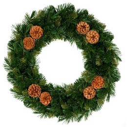 Artificial Christmas Wreaths & Garlands