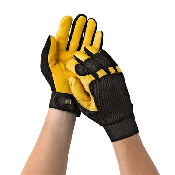 Gold Leaf Soft Touch Gloves Mens