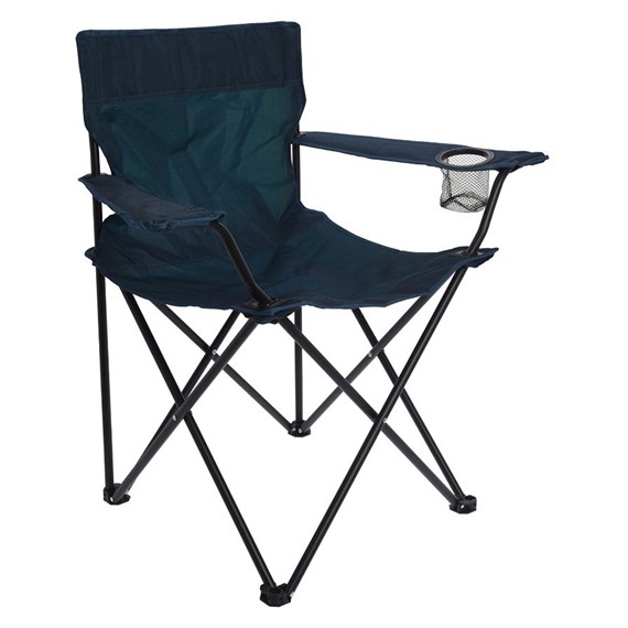 Redcliff Music Festival and Camping Foldable Metal Chair - Petrol (FD8300510)