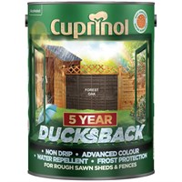 Cuprinol 5 Year Ducksback Paint - Forest Oak 5L (219790)