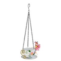 Fountasia Fairy Hanging Teacup Bird Feeder - Cherry Blossom (390111)