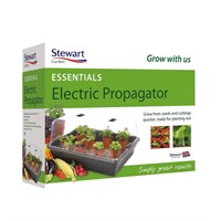 Stewart Garden 38cm Essentials Electric Propagator - Black (239030)