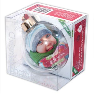 'Create your Own' Christmas Photo Bauble