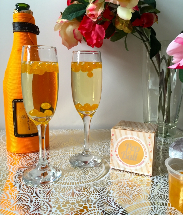 PopaBall Peach Bubbles in Champagne