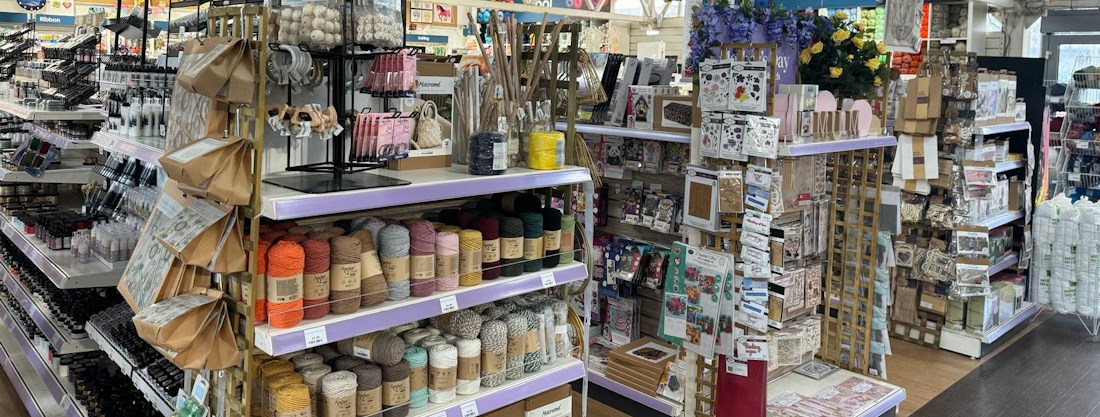 Longacres Bybrook Barn crafting department