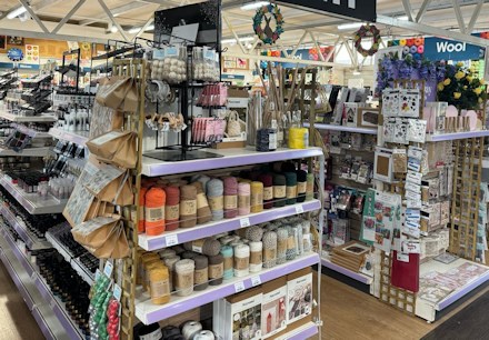Longacres Bybrook Barn crafting department