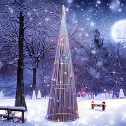 LED Pyramid Christmas Trees