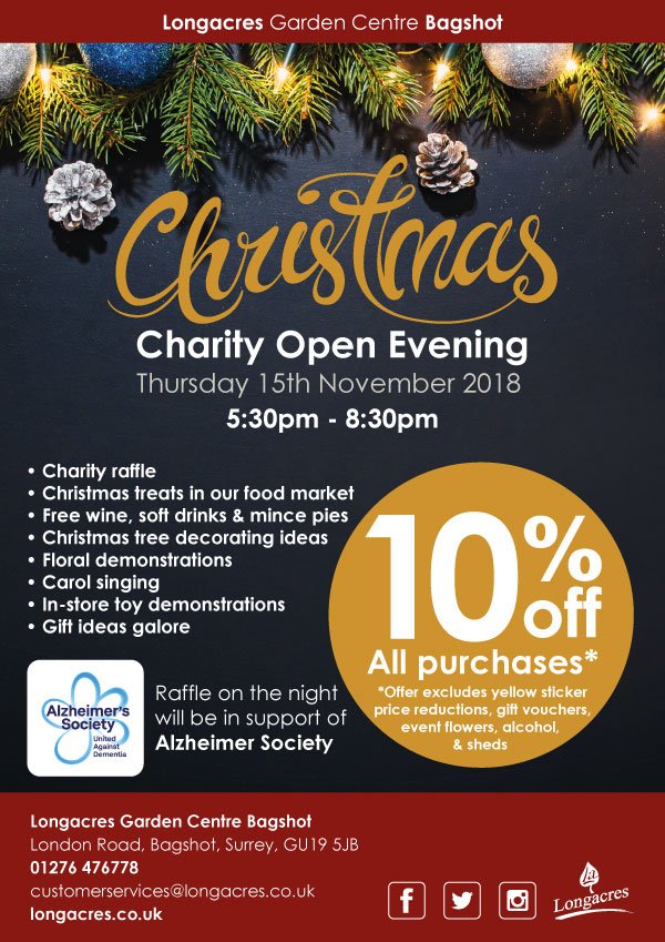 Longacres Bagshot Charity Christmas Open Evening 2018