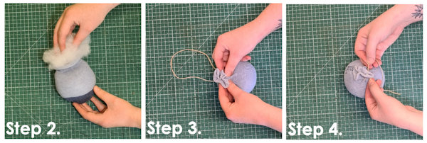 image showing steps 2 to 4