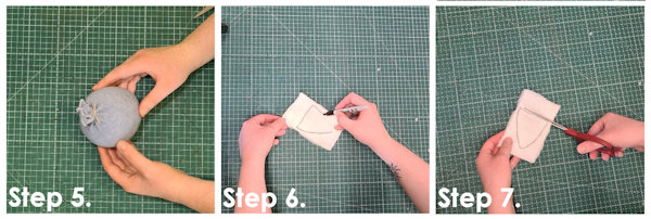 Images showing step 5 to 7