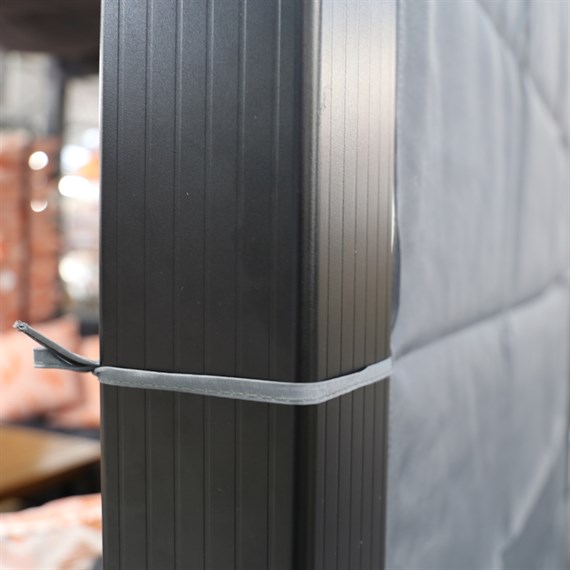 Glendale Single Curtain Side for Seville Gazebo 3m Grey A&C Sides
