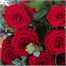 12 Long Stem Red Roses Hand Tied Valentine's Day Bouquet Alternative Image