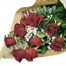 12 Kisses Red Roses Sheaf Valentine's Day FlowersAlternative Image1
