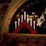 Konstsmide Red Wooden Christmas Candlebridge Lights with 7 Candles (2262-510EE)Alternative Image1