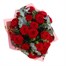 24 Red Long Stem Rose Valentine's Day Hand Tied Bouquet Alternative Image