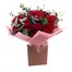 24 Red Long Stem Rose Valentine's Day Hand Tied Bouquet Alternative Image