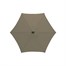 Sturdi Plus Aluminium 2m Push-Up Parasol - TaupeAlternative Image1