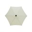 Glencrest Sturdi Plus Aluminium 2m Push-Up Parasol - NaturalAlternative Image1