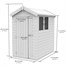 Flat Pack Apex Wooden Garden Shed Direct DispatchAlternative Image1