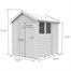 Flat Pack Apex Wooden Garden Shed Direct DispatchAlternative Image4
