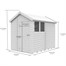 Flat Pack Apex Wooden Garden Shed Direct DispatchAlternative Image5