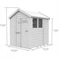 Flat Pack Apex Wooden Garden Shed Direct DispatchAlternative Image8