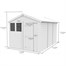 Flat Pack Apex Wooden Garden Shed Direct DispatchAlternative Image11