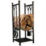 Panacea Black Log Bin and Fireplace Tool Set (15234)Alternative Image1