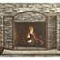 Panacea Colonial Brown 3 Panel Oak Leaf Screen (15914) Alternative Image