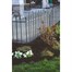 Panacea Triple Arch Finial Fence Section - Black (87500)Alternative Image1